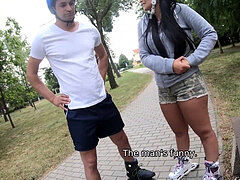 Hunt4k, reality, amateur cuckold