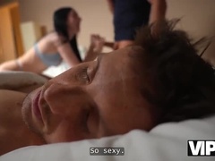 흑갈색 머리, 바람핀, 오쟁이 진 남자, 유럽인, Hd, 나체의, 유혹된, 이상한