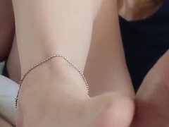 Amateur, Corridas, Linda, Pies, Fetiche de pies, Masturbacion con pies, Novia, Pov