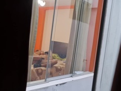 Брюнетки, Измена, Латиноамериканки, Оргазм, Крошечные, Шпионские видео, Сиськи, Подглядывание