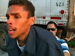 Amateur, Anal, Noire, Sucer une bite, Noir ébène, Homosexuelle, De plein air, Uniforme