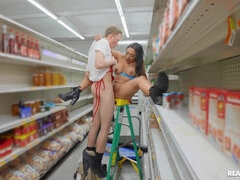 Prime Pranks And Supermarket Skanks in Threedome part 2 - Jimmy Michaels, Carmela Clutch