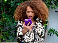 69, 黒人, 指いじり, 異人種間, レズビアン, オナニー, 赤毛, ティーン