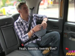 Busty Driver Swallows Actor's Cum