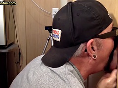 아마추어, 오랄섹스, 게이, 핸드잡, 수음, 나이든, 빨아들이는, 문신