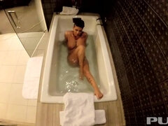 茶髪の, 女, Hd, シャワー, 一人, タトゥー