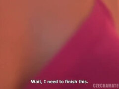 아마추어, 큰 음경, 큰 가슴, 금발의, 체코인, 밀프, 셀카, 문신