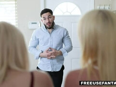 Rumpe, Blond, Kukk suging, Bakfra, Kvinner mann, Hardcore, Ridning, Skjørt