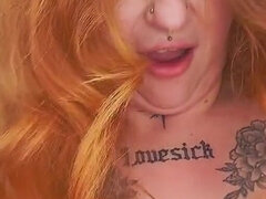 Peitos grandes, Boquete, Interracial, Mãe gostosa, Pontos de vista, Ruivoa, Tatuagem, Tetas