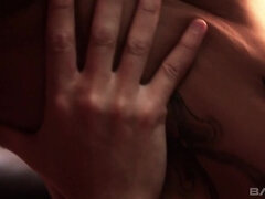 Noire, Brunette brune, Éjaculation interne, Interracial