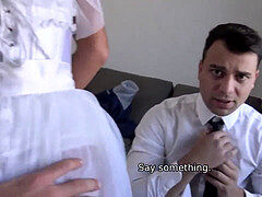 Wife cheats, rough sex, bride