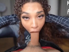 Venom Cosplay Braceface Teen Gets A Creampie An Huge Facial