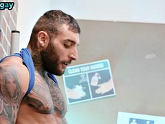 Любители, Анальный секс, Минет, Геи, Мускулы, Тату