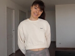 Brunetka, Styl na pieska, Ekshibicjonizm, Obciąganie, Hd, Drobna, Nastolatki, Cycki