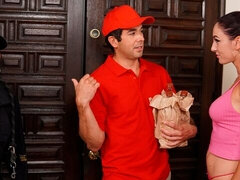 Obciąganie, Wytrysk do ust, Wytrysk, Obciąganie, Lizanie, Bielizna, Mamuśka, Cycki