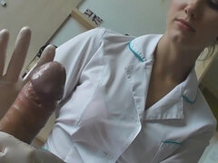 Leie, Blasen, Britisch, Besamung, Handjob, Reif, Milf, Krankenschwester