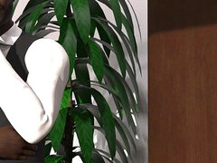 3 dimensionaal, Spel, Huisvrouw, Kantoor, Vrouw