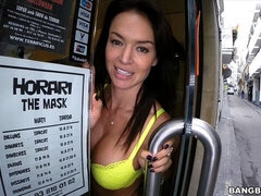 アナル, デカ尻, デカチン, デカパイ, フェラチオ, 茶髪の, バック, オッパイの