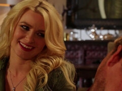 Baben, Stora tuttar, Blondin, Avsugning, Sperma shot, Doggystyle, Hd, Naturliga tuttar