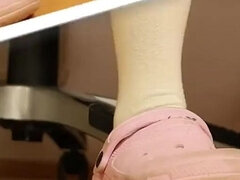 Amatőr, Lábfej fétis, Házi készítésű, Érett feleség, Nejlon, Harisnyanadrág, Zoknik, Egyedül