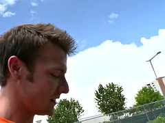 Amatør, Anal, Svart, Mørk, Homofil, Raseblandet, Utendørs, Offentlig