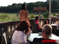 아마추어, 큰 가슴, 미친, 야외의, 공개적인, 단단한