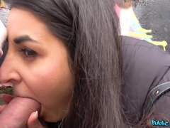 Amateur, Chica, Culo grande, Tetas grandes, Mamada, Morena, Checa, Al aire libre