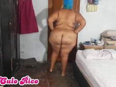 Mulher linda e grande, Bundão, Gordinho, Feito em casa, Leite, Solo chão