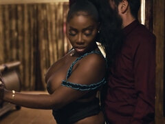 Peitos grandes, Negroa, Boquete, Jato de porra, Ébano negroa, Hd, Interracial, Cunete