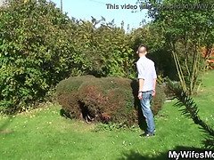 浮気者, 巨大, 熟年, 母, アウトドア, 現実, ティーン, オッパイの