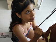 Small tits, inhale, hard rough sex