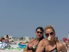 美女, デカパイ, 黒人, 茶髪の, レズビアン, パーティ