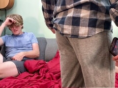 Husband shares wife, asshole closeup, deep creampie