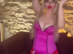 Amatéri, Blondína, Okuliare, Spodná bielizeň, Milf  mčbp, Sólo