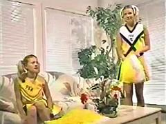 Anal, Rubia, Mamada, Animadora, Trio