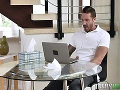 Grote kont, Sperma, Hondjeshouding, Hd, Natuurlijke tieten, Buiten, Tiener, Tieten likken