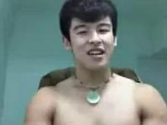 아시안, 중국인, 게이, 핸드잡, 수음, 근육