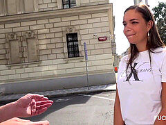 Amatör, Avsugning, Tjeckisk, Handjobb, Pengar, Utomhus, Verklighet