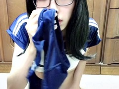 Amatéri, Ázijskej, Muži v dámskom, Gay, Telocvičňa, Japonské, Masturbácia, Uniforma