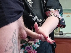 Amatööri, Iso kaunis nainen, Suihinotto, Spermaa suussa, Vanhempi