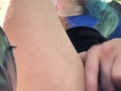 Amador amadora, Peludoa, Ao ar livre cartaz de rua outdoor, Xoxota, Solo chão