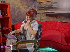 Arts, Dominante vrouw, Duits, Moeder die ik wil neuken, Roodharige vrouw