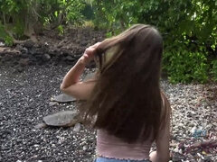 Megan is happy in Hawaii with you!