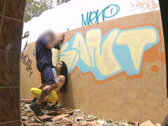 Arsch, Schönheit, Schwarz, Blasen, Paar, Im freien, Uniform, Hure