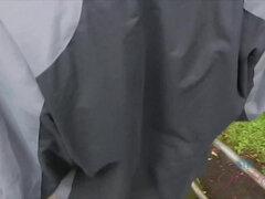 Brunetka, Prstovanie, Priateľka, Vonku, Pička, Vychudnutá, Fajčenie, Vlhká