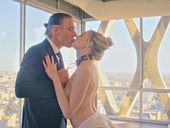 Bondage domination sadisme masochisme, Blonde, Sucer une bite, Bondage, Tir de sperme, Faciale, Léchez