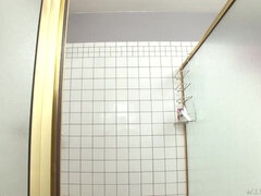 아마추어, 엉덩이, 흑갈색 머리, 수음, 자연의 가슴, 샤워, 혼자, 청소년