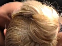 Rubia, Mamada, Europeo, Sexo duro, Maduro, Público, Montar, Puta