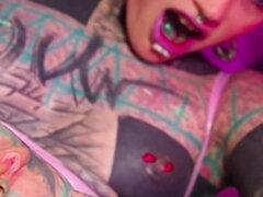 Solo Tattoo Girl Anal Masturbation - Self Assfuck