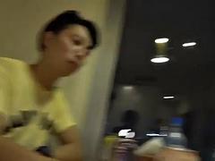 아시안, 큰 가슴, 오랄섹스, 호텔, 일본인, 대단히, 젖가슴